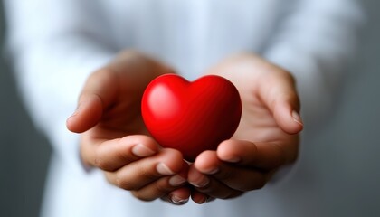 Community caring through hands and hearts for those in need, promoting compassion