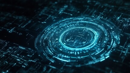 Obraz premium Abstract Technology Circuit Background Design