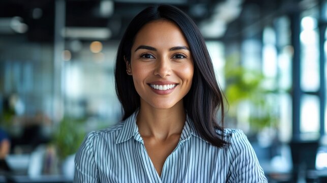 Corporate Business Woman Smiling Portrait