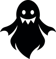  The spectre symbol Halloween logo is on a white background.