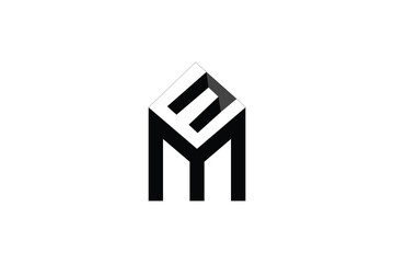 ME logo design concept