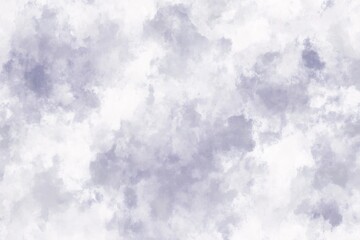 Abstract Watercolor Sky Background - White Cloud Texture