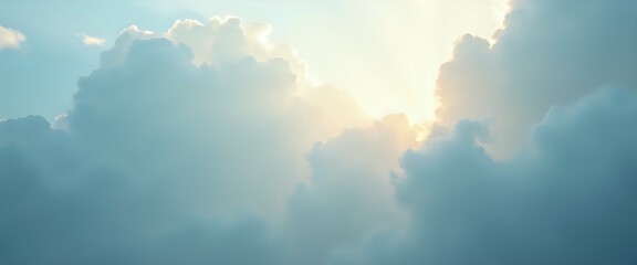  Sun breaking through clouds at dawn