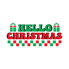 Hello christmas Svg Design
