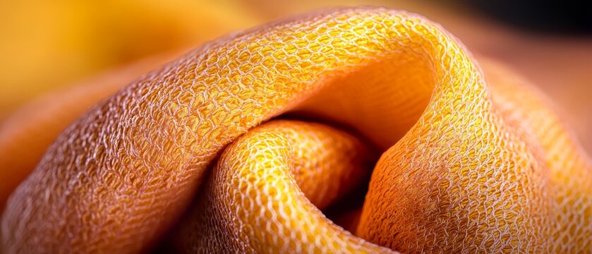 indistinct depiction of orange interiors