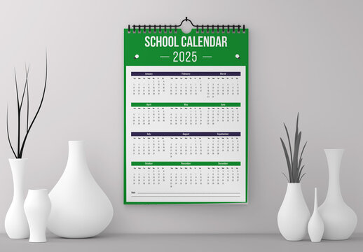 Calendar Layout 2025