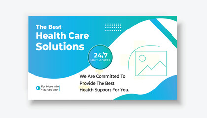 Medical health care YouTube thumbnail.
