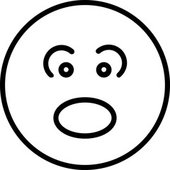 Emoticon Emoji vector Icon with isolated background 