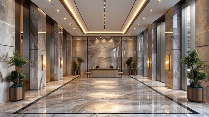 interior of a office 