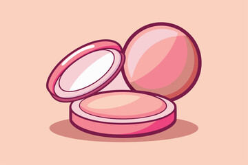 Stylish Cosmetics and Speaker Vector for Modern Lifestyle Art