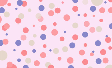 Seamless polka pattern, seamless pattern with easter eggs	