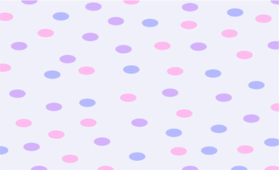 Seamless polka pattern, seamless pattern with easter eggs	