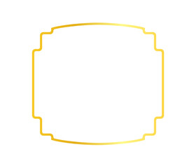 Golden frame for your design, Golden frame, Vintage Golden frame