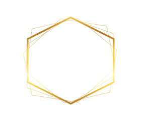 Golden frame for your design, Golden frame, Vintage Golden frame