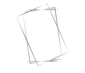 Realistic Silver frame	