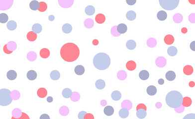 Seamless pattern with circles, pattern with easter eggs