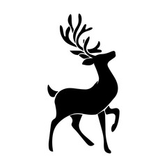 Deer Silhouette Vector Illustration