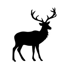 Deer Silhouette Vector Illustration