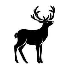 Deer Silhouette Vector Illustration