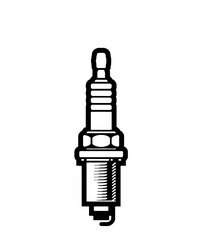 Obraz premium electric plug isolated on white