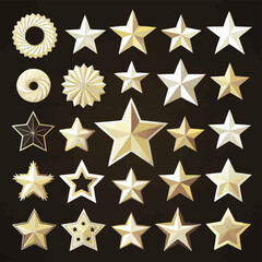 Fototapeta premium Creative star Victor collection