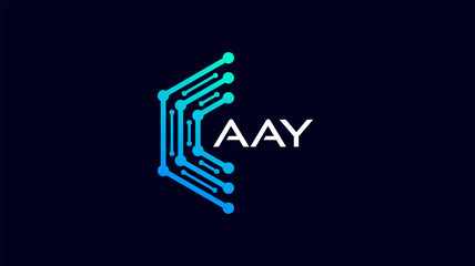 AAY infinity initial letter logo icon design vector. simple letter. AAY color vector logo concept. AAY logo vector ,infinity.
