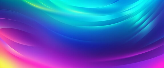 Obraz premium Gradient mesh abstract background in holographic style