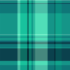 Official texture vector tartan, punk background textile plaid. Sexy check pattern fabric seamless in teal and cyan colors.