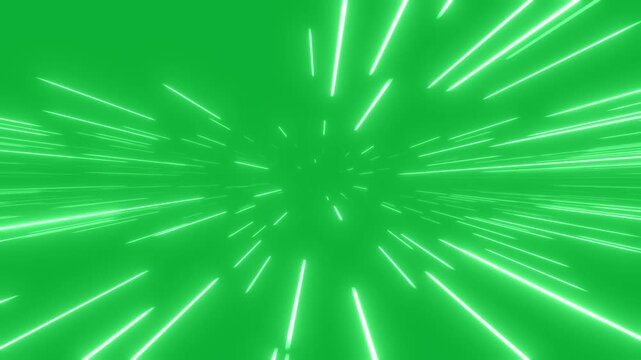 Anime mangga style comic speed line background animation on green screen, flash action, concentrated lines. Blast zap lightning bolt explosion excitement abstract background, Posters, Banner Samples