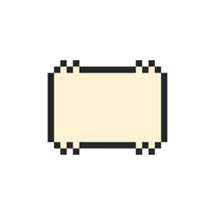 border frame rectangle pixel art