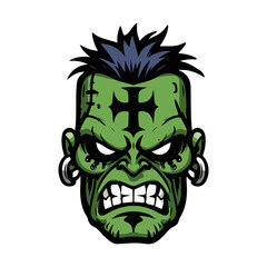 Creature Head, Monster Head, Skull, Zombie