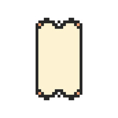 border frame rectangle pixel art