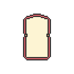 border frame rectangle pixel art