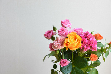 カラフルな花束