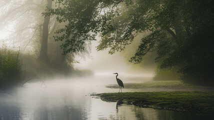 AI’s Lens on Nature Capturing the Essence of River Landscapes or Panoramic river view