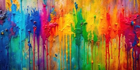 Abstract colorful paint splatter background