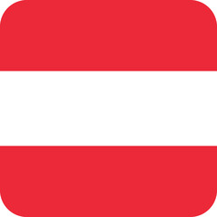 Austria Flag Square Icon