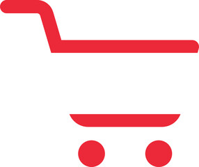 Austria flag on Mono Cart Icon