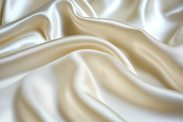 Obraz premium white silk fabric background