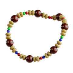 Handmade Beaded Necklace with Multicolored Beads