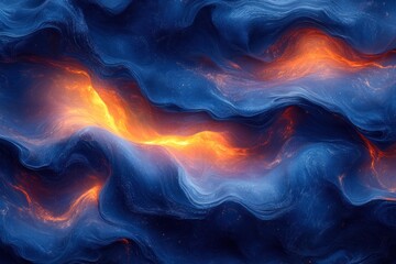 Abstract Art: Fire and Water