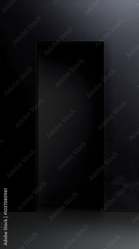 Canvas Prints matte black backdrop for premium product displays with sleek and sophisticated texture