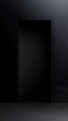 Matte Black Backdrop for Premium Product Displays with Sleek and Sophisticated Texture