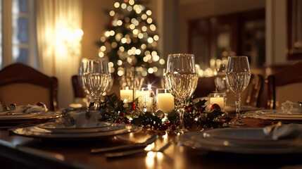 Elegant Christmas Dining Room
