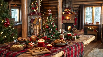 Cozy Cabin Christmas Feast