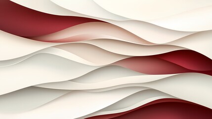Obraz premium Red and White Abstract Stream 