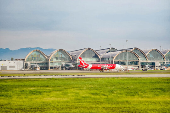 Modern architectural design of Mactan Cebu International Airport