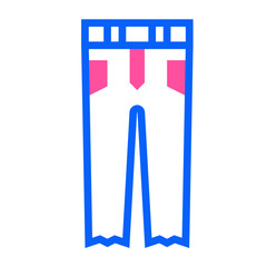 Clothes & Accessories blue icon pack