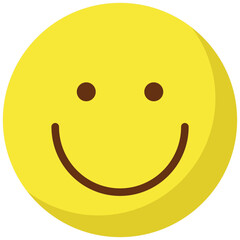 Fototapeta premium Emoticon Emoji vector icon with isolated background 