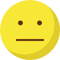 Emoticon Emoji  vector icon with isolated background 